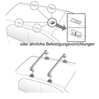 Dachträger Menabo Tema kompatibel mit für Opel Astra H Sportourer ohne Reling 2004-2011 Aluminium Dachträger Menabo Tema kompatibel mit für Opel Astra H Sportourer ohne Reling 2004-2011 Aluminium