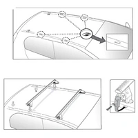 Dachträger Menabo Tema kompatibel mit für Citroen Berlingo (Hochdachkombi 5 Türer) 1996-2010 Dachträger Menabo Tema kompatibel mit für Citroen Berlingo (Hochdachkombi 5 Türer) 1996-2010
