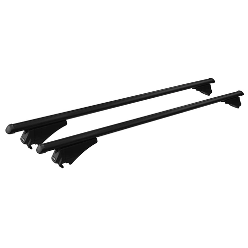 Alu Dachträger Tiger schwarz Relingträger 120 cm 75 kg für aufliegende Dachreling Alu Dachträger Tiger schwarz Relingträger 120 cm 75 kg für aufliegende Dachreling