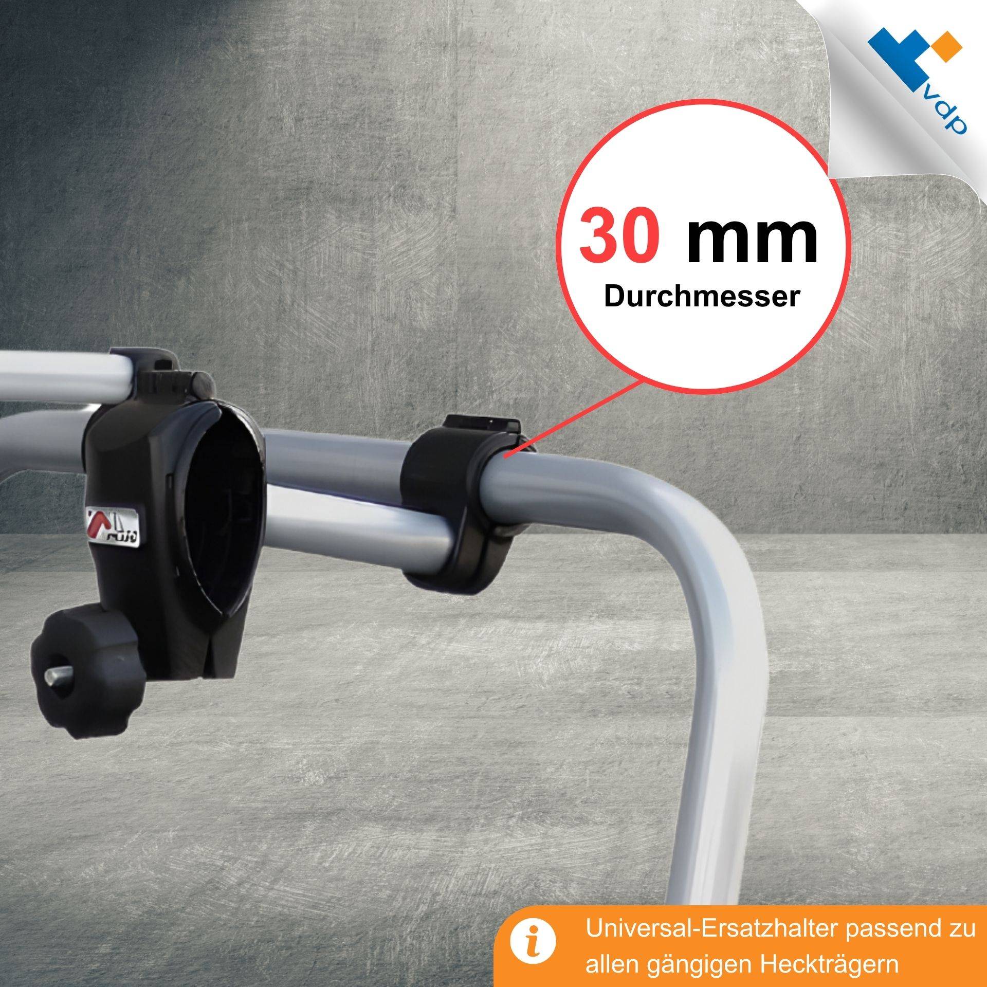 Rahmenhalter 30cm Rahmenhalterung Ersatzhalter Fahrradträger Fahrradrahmenhalter