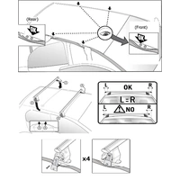 Dachträger Menabo Tema kompatibel mit für VW Bora (Stufenheck 4 Türer) 1998-2003 Aluminium Dachträger Menabo Tema kompatibel mit für VW Bora (Stufenheck 4 Türer) 1998-2003 Aluminium