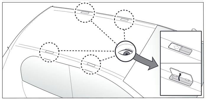 Dachträger Menabo Tema kompatibel mit für Mercedes A-Klasse W176 (Kombilimousine 5 Türer) ab 13 Alu