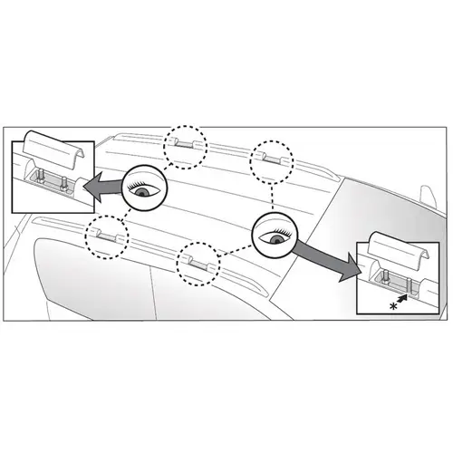 Dachträger Menabo Tema kompatibel mit Mahdindra Xuv 500 (SUV 5 Türer) ab 2013 Aluminium Dachträger Menabo Tema kompatibel mit Mahdindra Xuv 500 (SUV 5 Türer) ab 2013 Aluminium