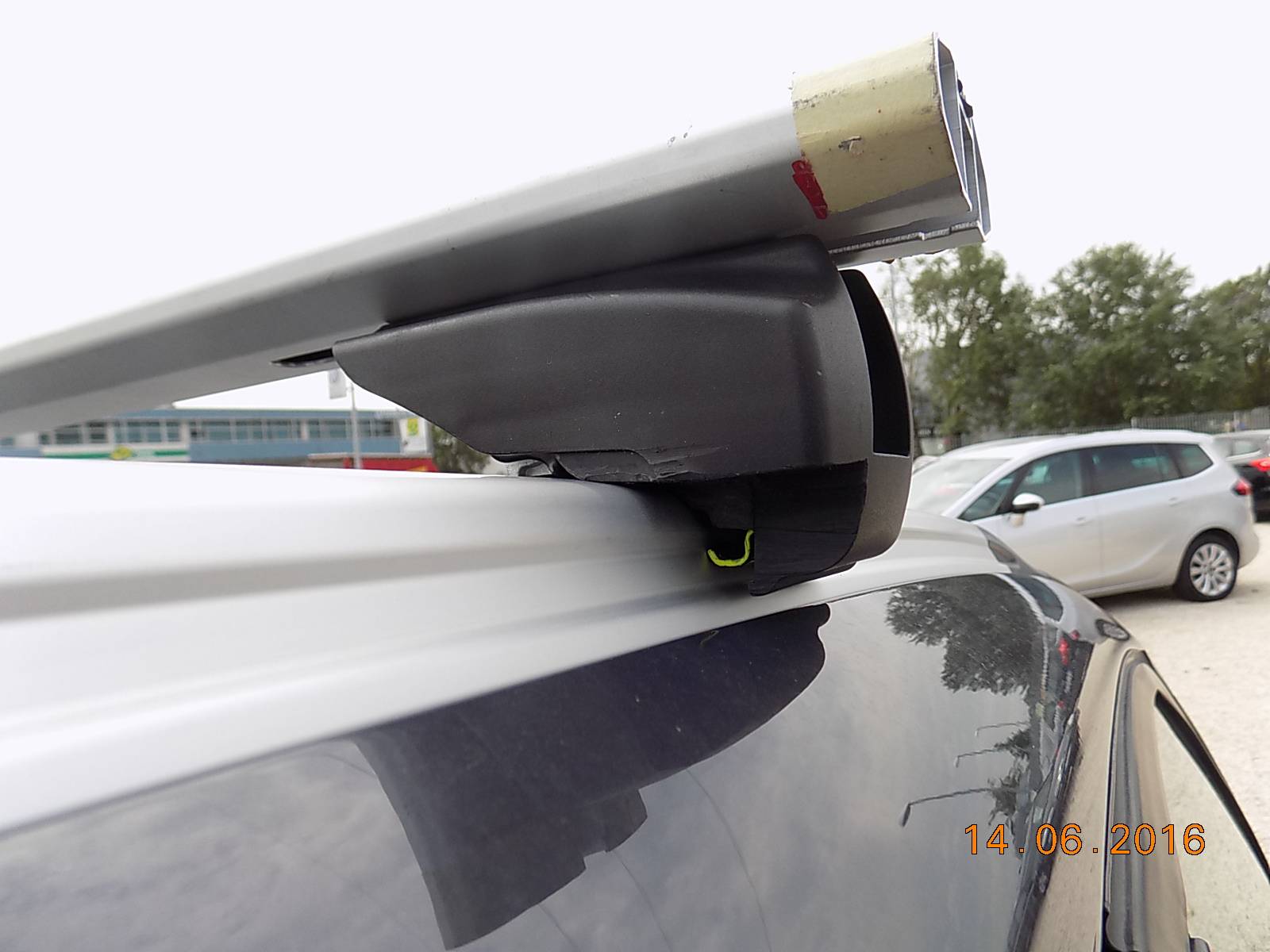 Alu Dachträger Relingträger Lince kompatibel mit für Ford Galaxy 2011-2015 aufliegende Reling