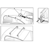 Dachträger Menabo Tema kompatibel mit für Fiat Punto II (Steilheck 5 Türer) 1999-2007 Dachträger Menabo Tema kompatibel mit für Fiat Punto II (Steilheck 5 Türer) 1999-2007