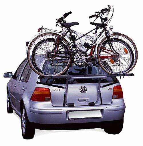 Steelbike Fahrrad Heckträger kompatibel mit für VW Golf ab 1992 3 Räder Fahrradträger