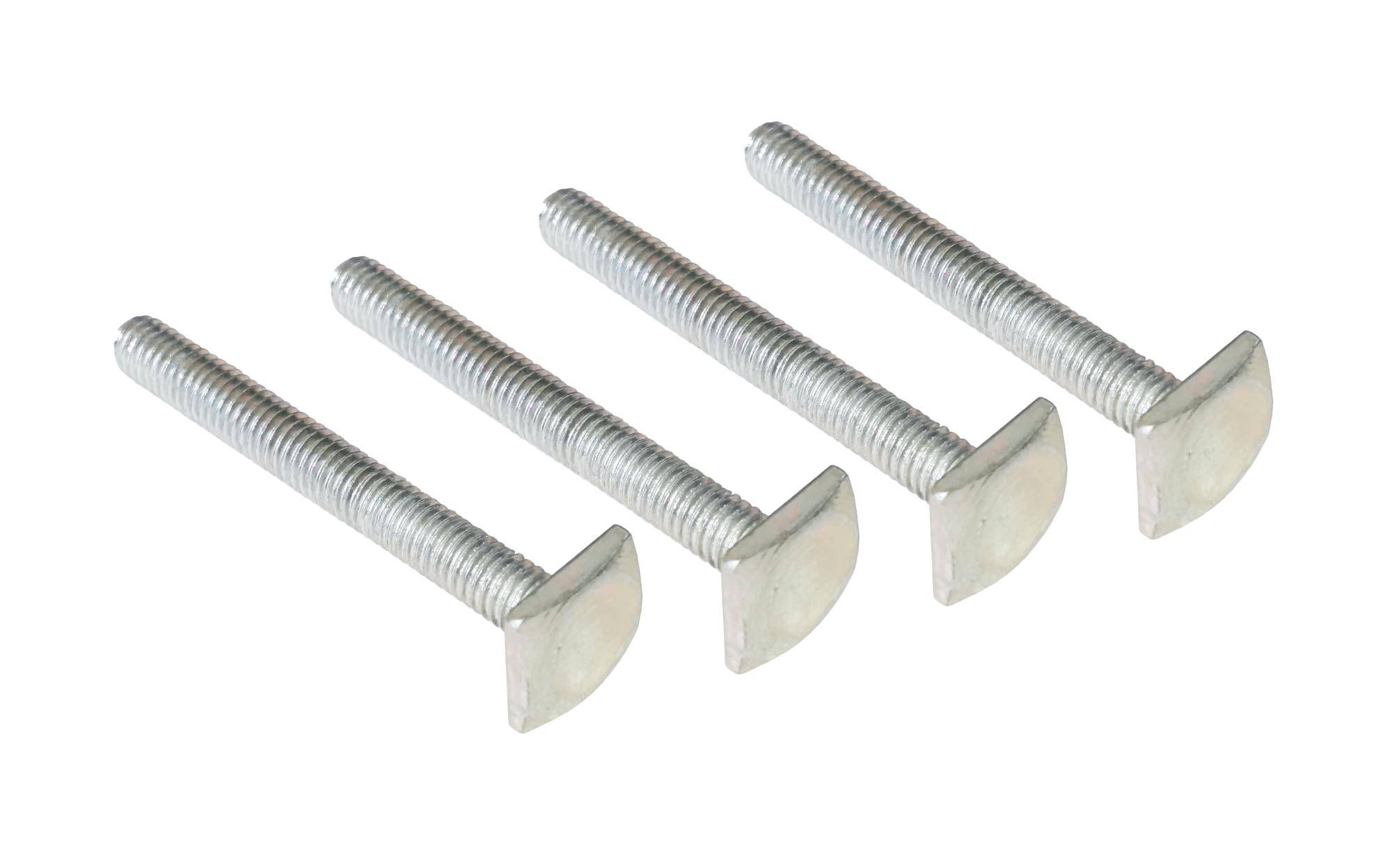 4 Nutsteine M6x50mm Dachträger Relingträger T-Nut Adapter Nutensteine 13x13x3mm