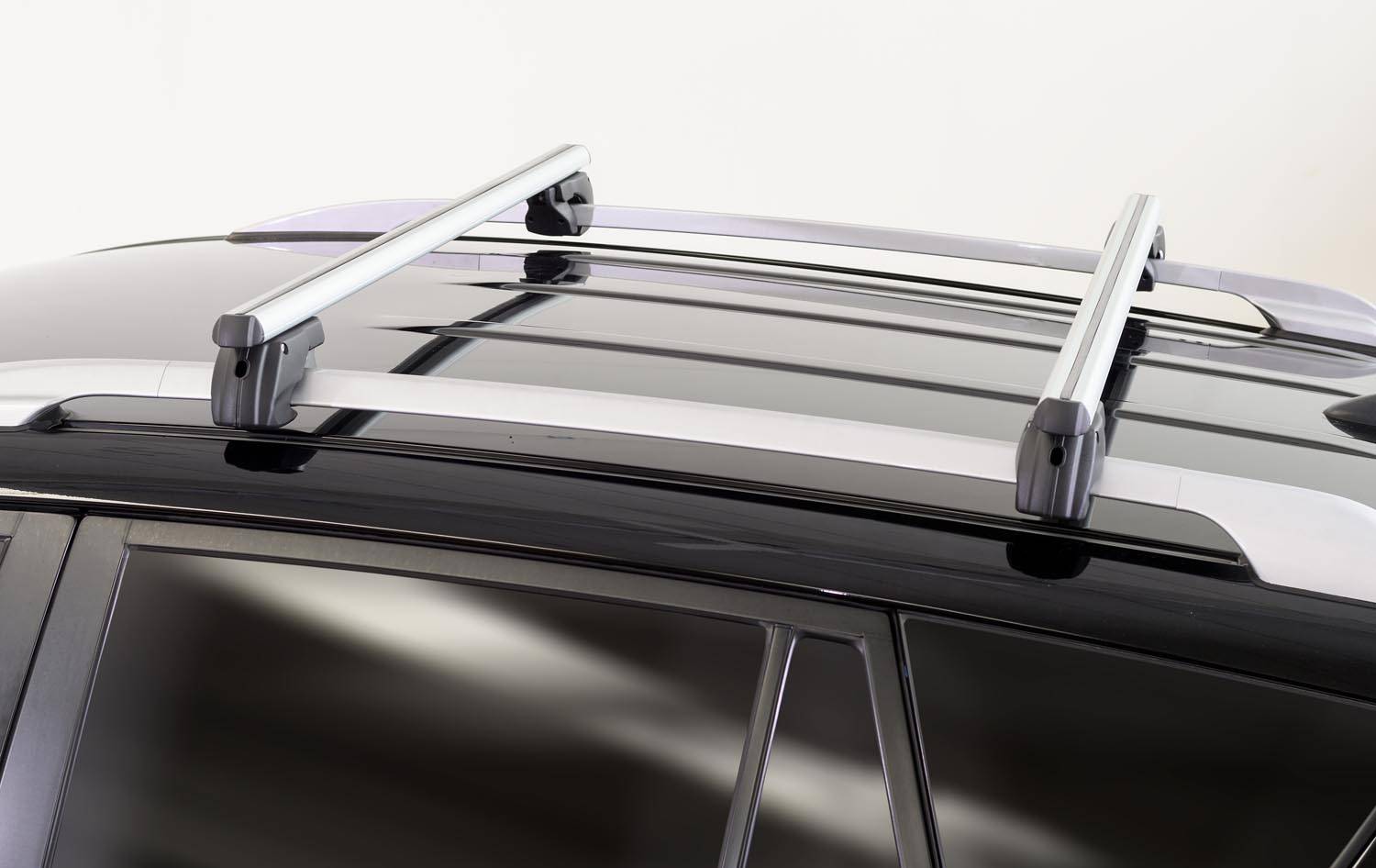 Dachbox VDPBA320 320 Liter carbonlook abschließbar + Dachträger Sherman kompatibel mit für Citroen C5 (Mk2) Cross Tourer 5 Türer 14-17