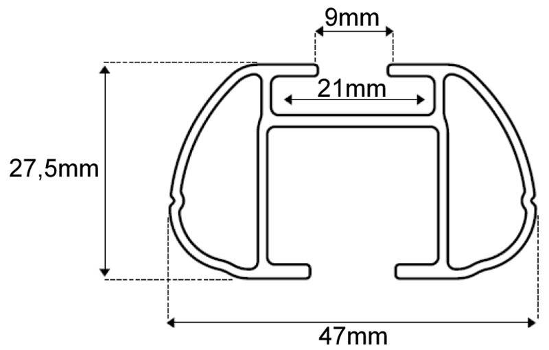 Relingträger/Dachträger Sherman kompatibel mit für VW Polo V (6R/6C) Cross 09-17