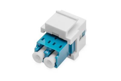 DIGITUS - LWL-LC/LC-Duplex-Kupplung, Singlemode, Keystone-Modul