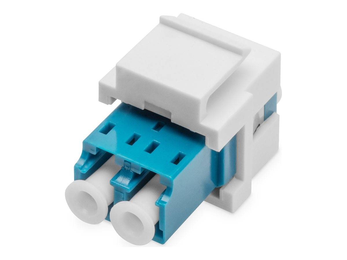 DIGITUS - LWL-LC/LC-Duplex-Kupplung, Singlemode, Keystone-Modul