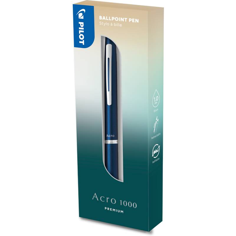 PILOT Druckkugelschreiber ACRO 1000 PREMIUM, Navy