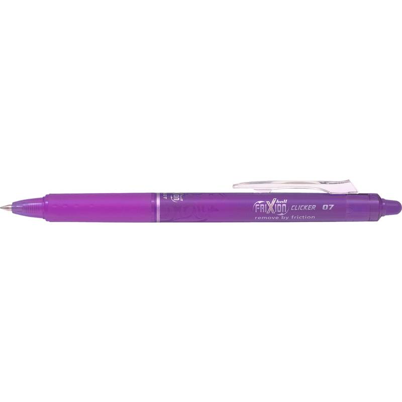 Tintenroller FriXion Clicker - 0,4 mm purple radierbar.