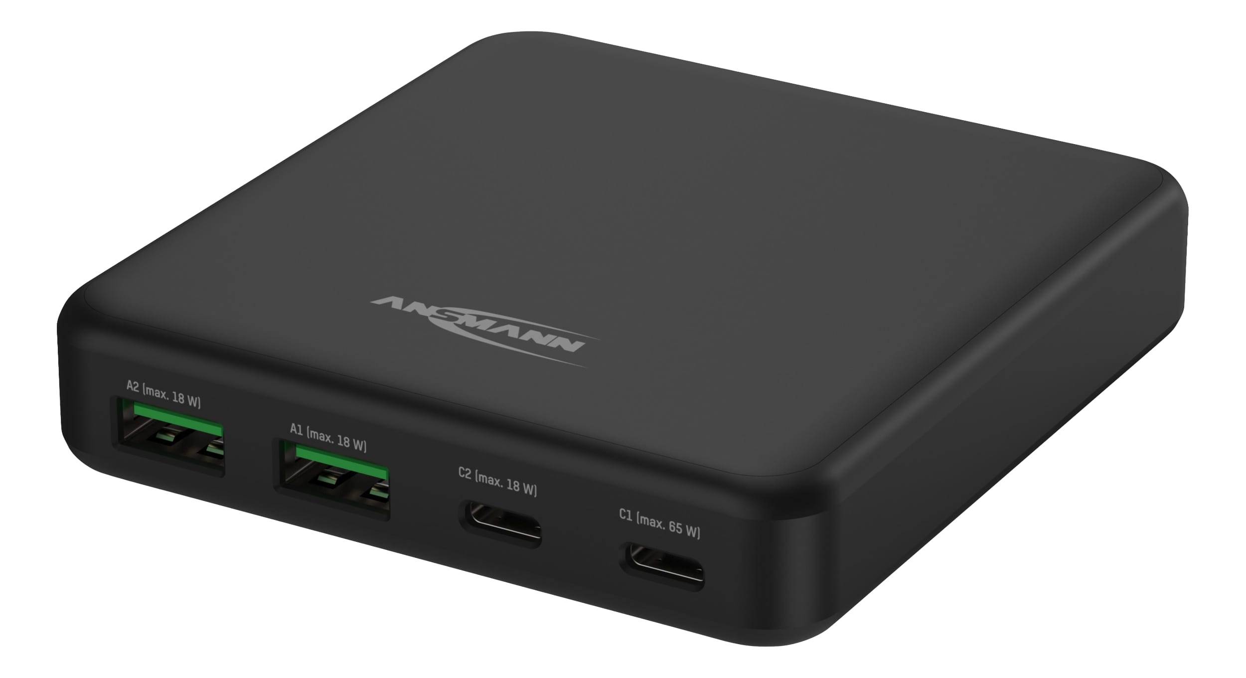 ANSMANN USB-Ladegerät Desktop Charger DC465PD, 4-fach USB Ausgang