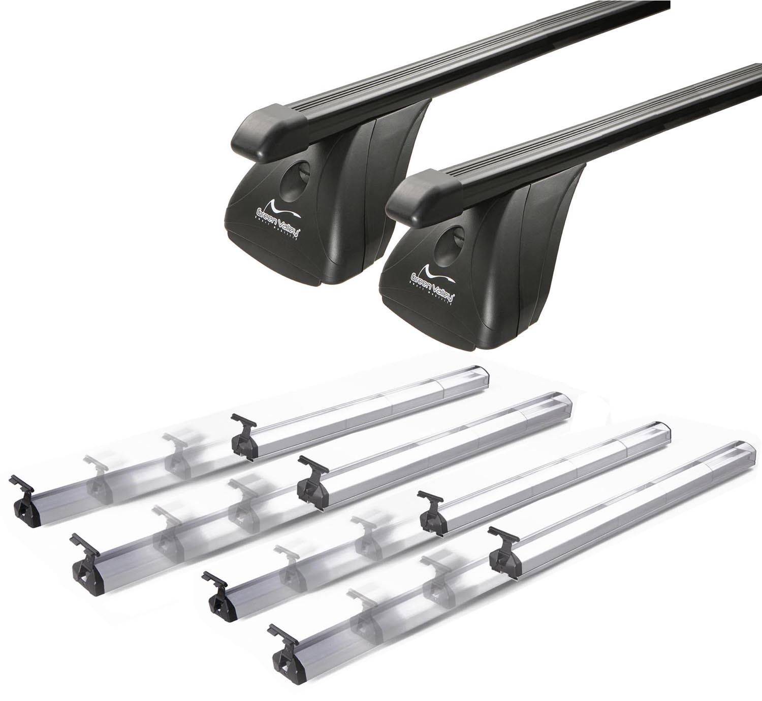 Dachträger VDP VDP Fix&Slide Duo kompatibel mit für Toyota Verso-S (5 Türer) ab 02/2011