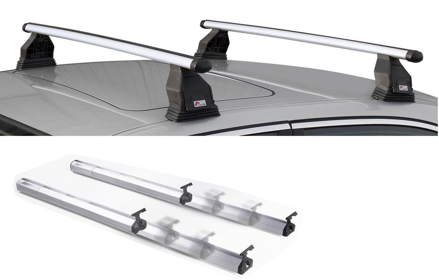 kompatibel mit für Citroen Jumpy (Kastenwagen) bis 2006 Dachträger VDP Tema Fix&Slide Aluminium