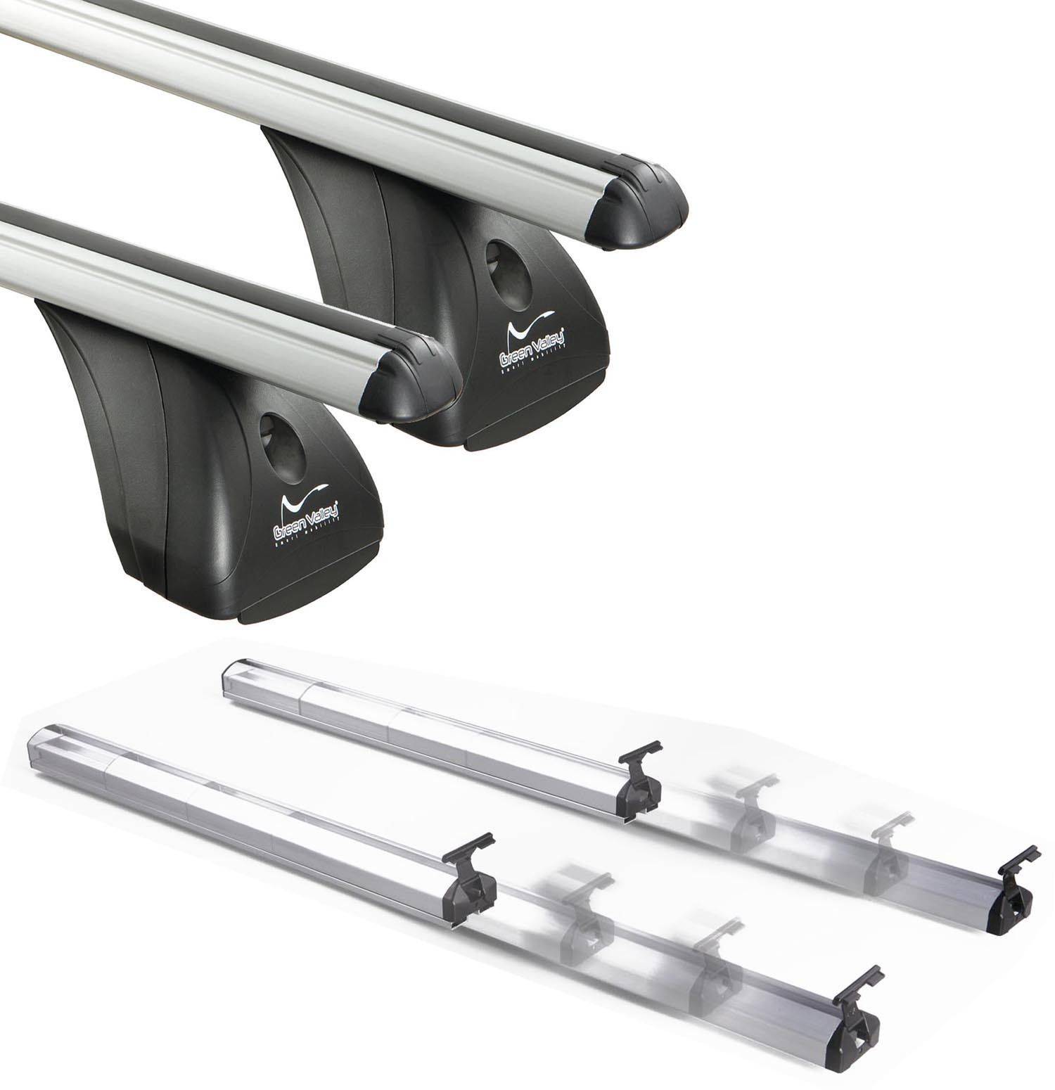 Dachträger VDP VDP Fix&Slide kompatibel mit für Seat Leon II (Schrägheck 5 Türer) ab 09/05 Alu