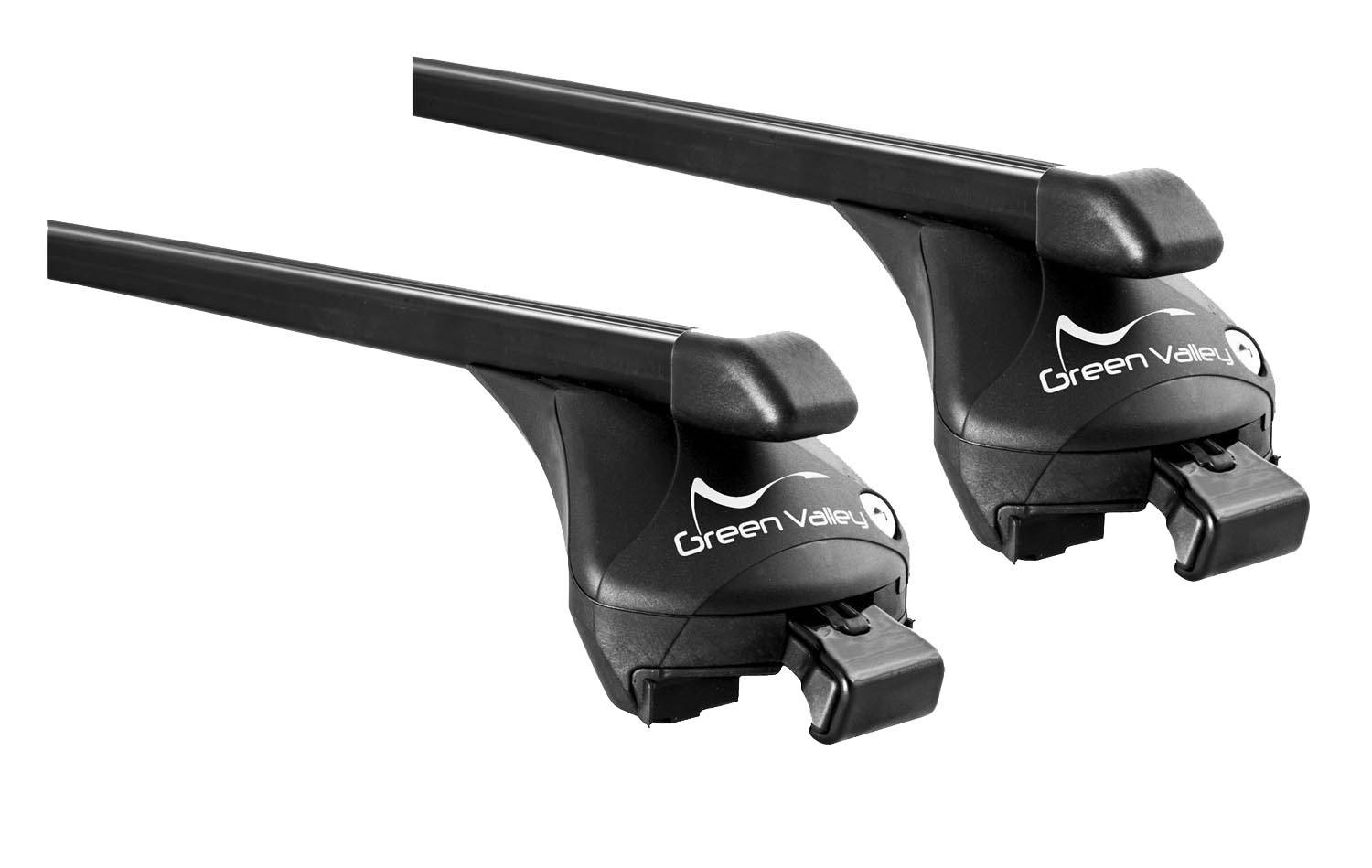 universal Dachträger Quick Relingträger 107 cm 100 kg für aufliegende Dachreling