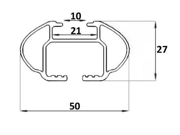 Relingträger Quick Alu kompatibel mit für BMW X1(F48) ab 2015 bis aufliegende Reling