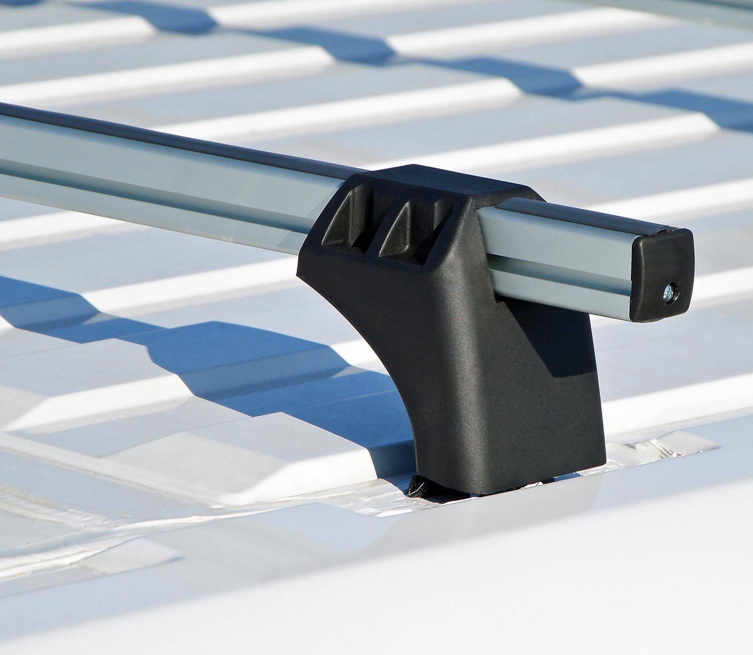 VDP XL Pro200 Alu Dachträger 200kg kompatibel mit für Peugeot Expert lang 2007-2015 5 Stangen