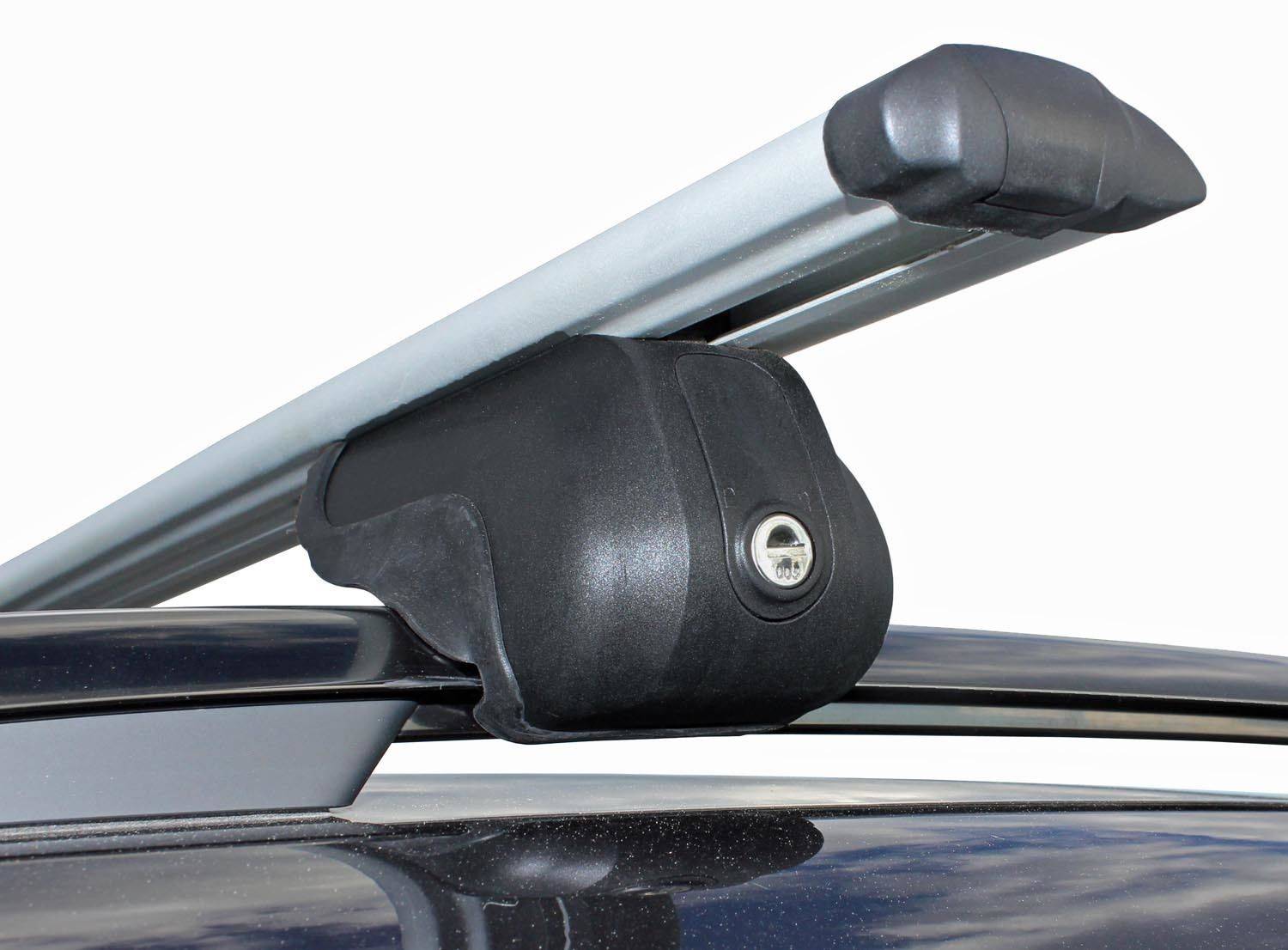Alu Relingträger VDP R008-120 kompatibel mit für Mazda 6 Kombi GH 08-13 bis abschliessbar