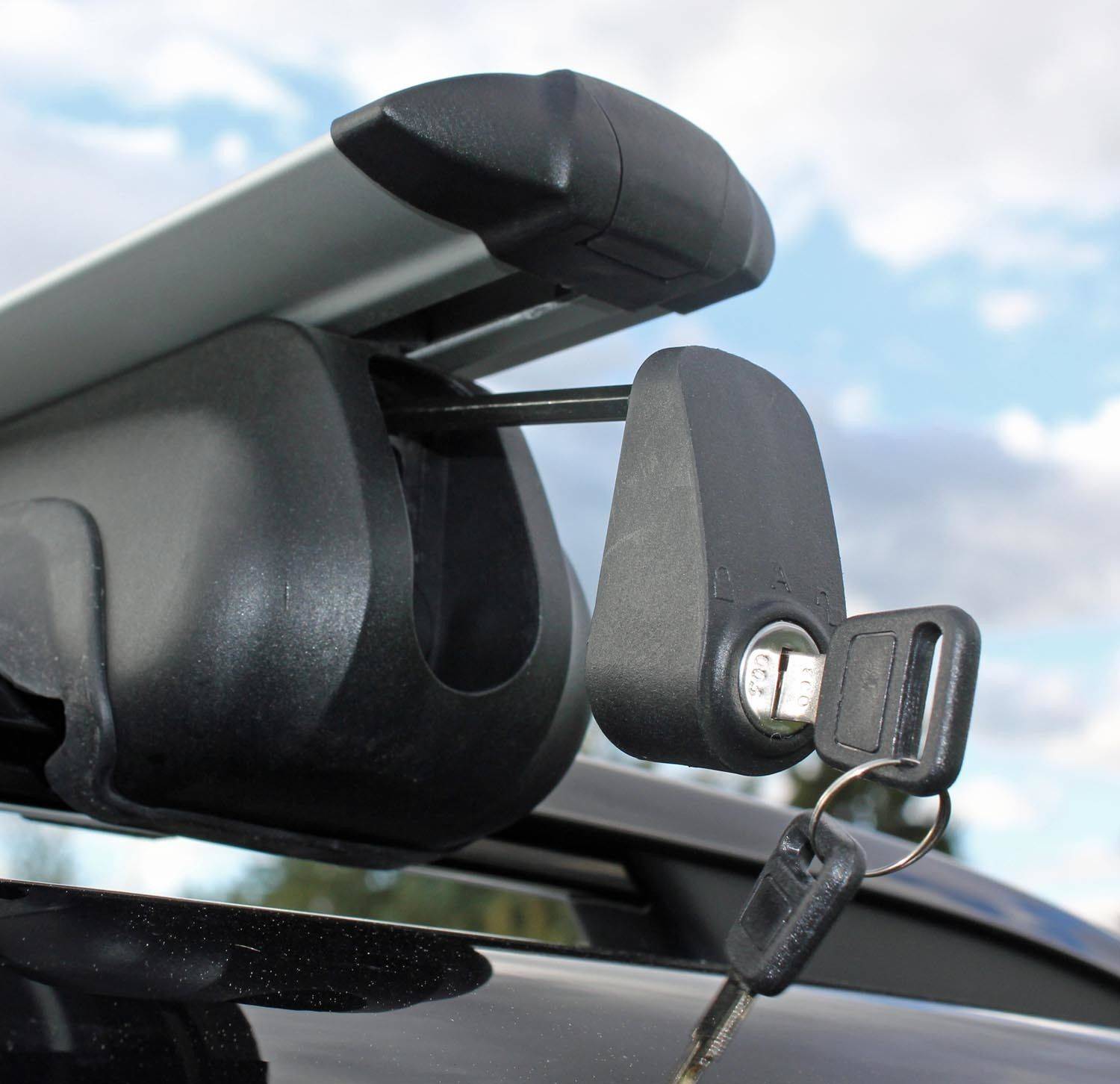 Alu Relingträger VDP R008-120 kompatibel mit für Mazda 6 Kombi GH 08-13 bis abschliessbar