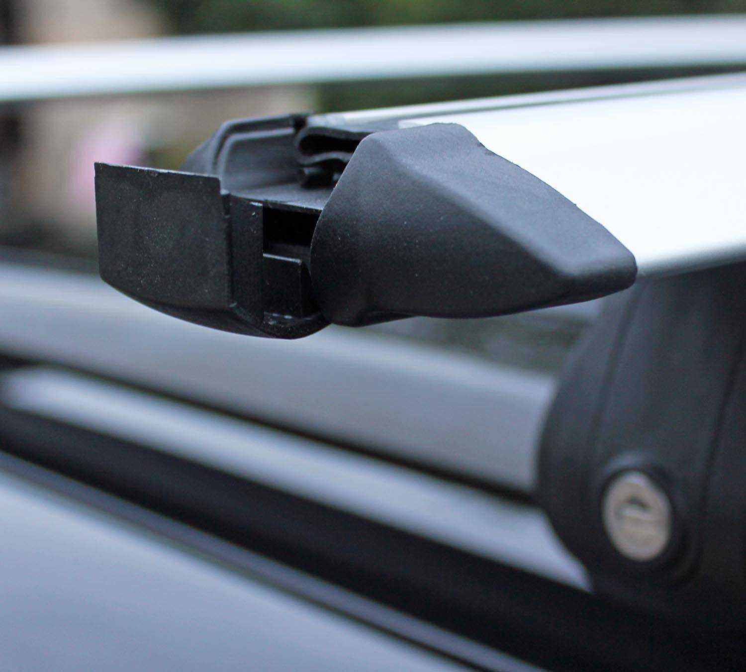 Alu Relingträger VDP R008-120 kompatibel mit für Ford Focus Kombi 01-11 Dachträger abschließbar