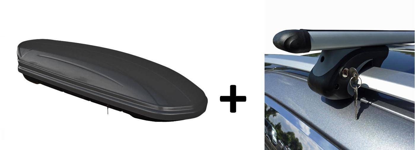VDP Dachbox 460l Relingträger Alu 120 MAA460M-R-005-120_lagunakg