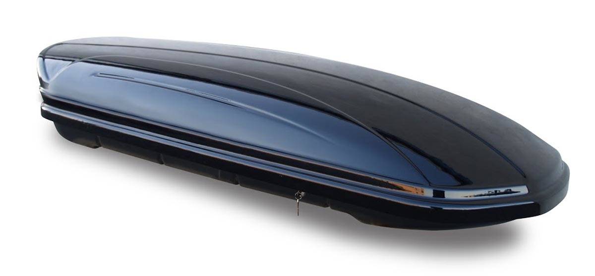 Dachbox VDPMAA580 580Ltr abschließbar schwarz + Dachträger CRV120 kompatibel mit für VW Touran (5 Türer) ab 2015