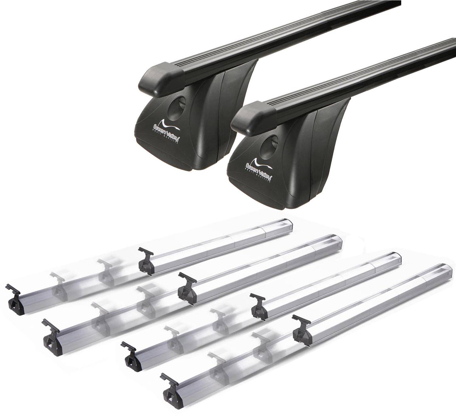 Dachträger VDP VDP Fix&Slide Duo kompatibel mit für Opel Calibra 1990-1997 Tigra 1994-2000