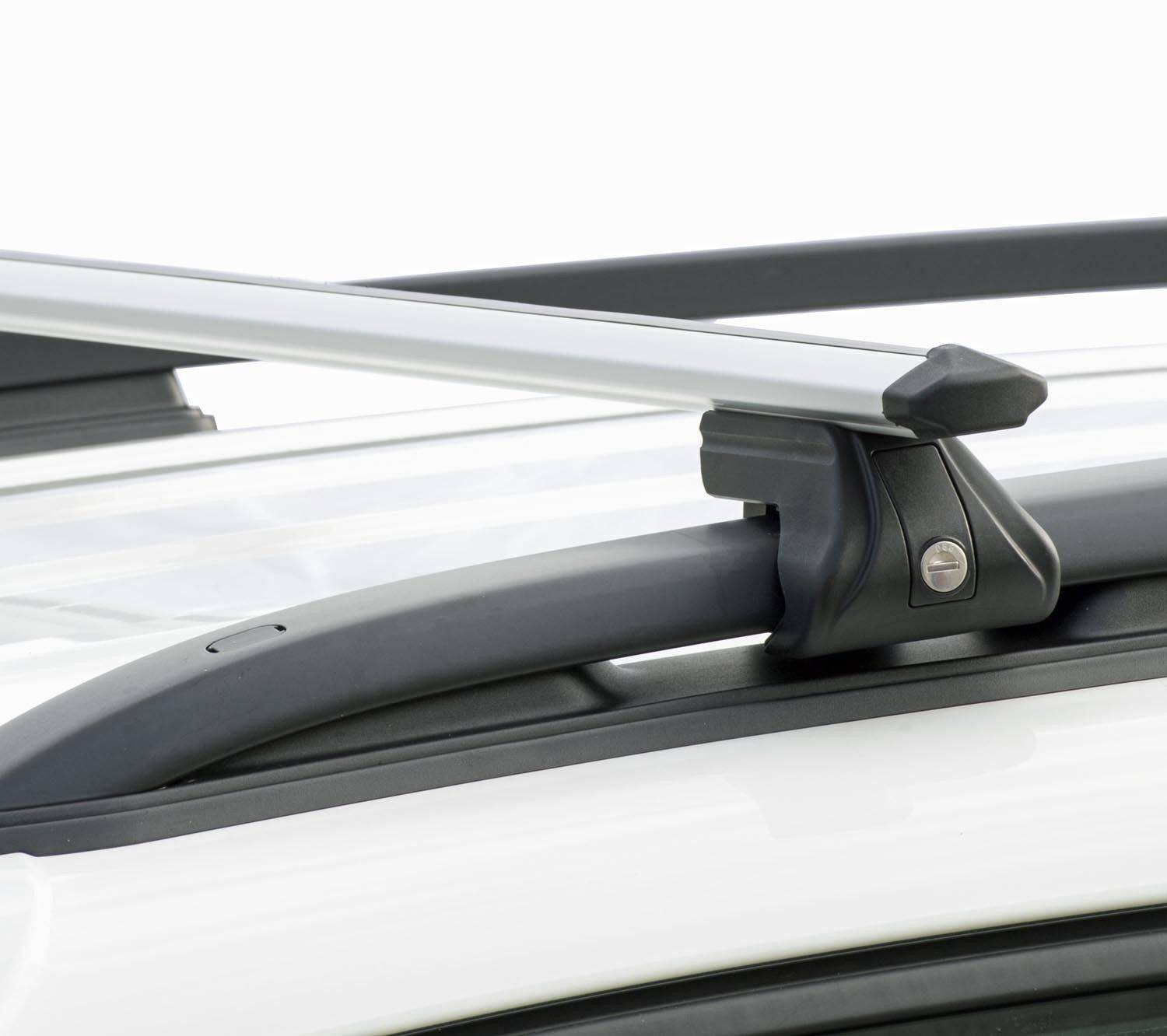 Alu Relingträger VDP CRV120 kompatibel mit für Fiat Croma II ab 05 abschliessbar