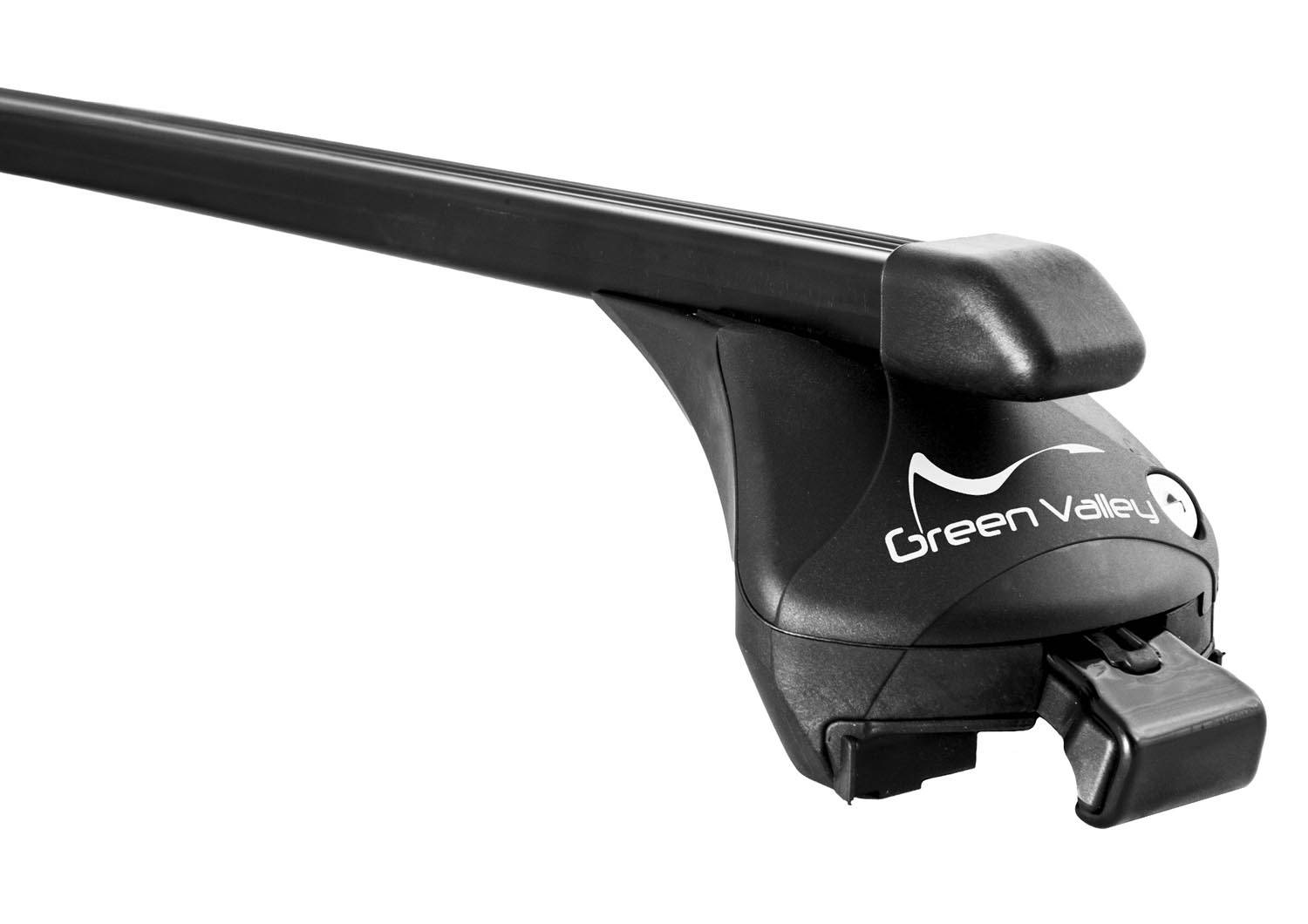 Relingträger Quick kompatibel mit für Ford Connect (Tourneo) ab 2014 bis aufliegende Reling