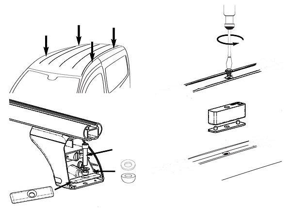Dachbox VDPJUXT400 400Ltr schwarz abschließbar + 4 Stangen Dachträger AURILIS VDP kompatibel mit für VW kompatibel mit für VW T5 ab 03 ALU