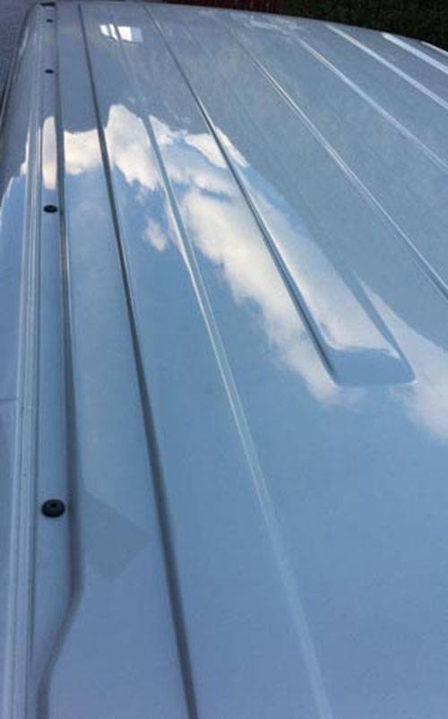 Dachbox VDPCA480 480Ltr carbonlook + 4 Stangen Dachträger AURILIS VDP kompatibel mit für VW kompatibel mit für VW T5 ab 03 STAHL