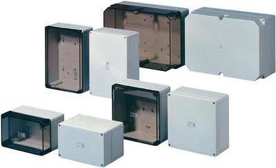 Rittal Installations-Gehäuse 180 x 110 x 90 Polycarbonat Licht-Grau (RAL 7035) PK 9514.000 1 St