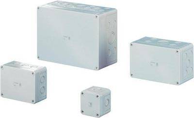 Rittal Installations-Gehäuse 180 x 110 x 90 Polycarbonat Hell-Grau (RAL 7035) PC 9514.050 1 St