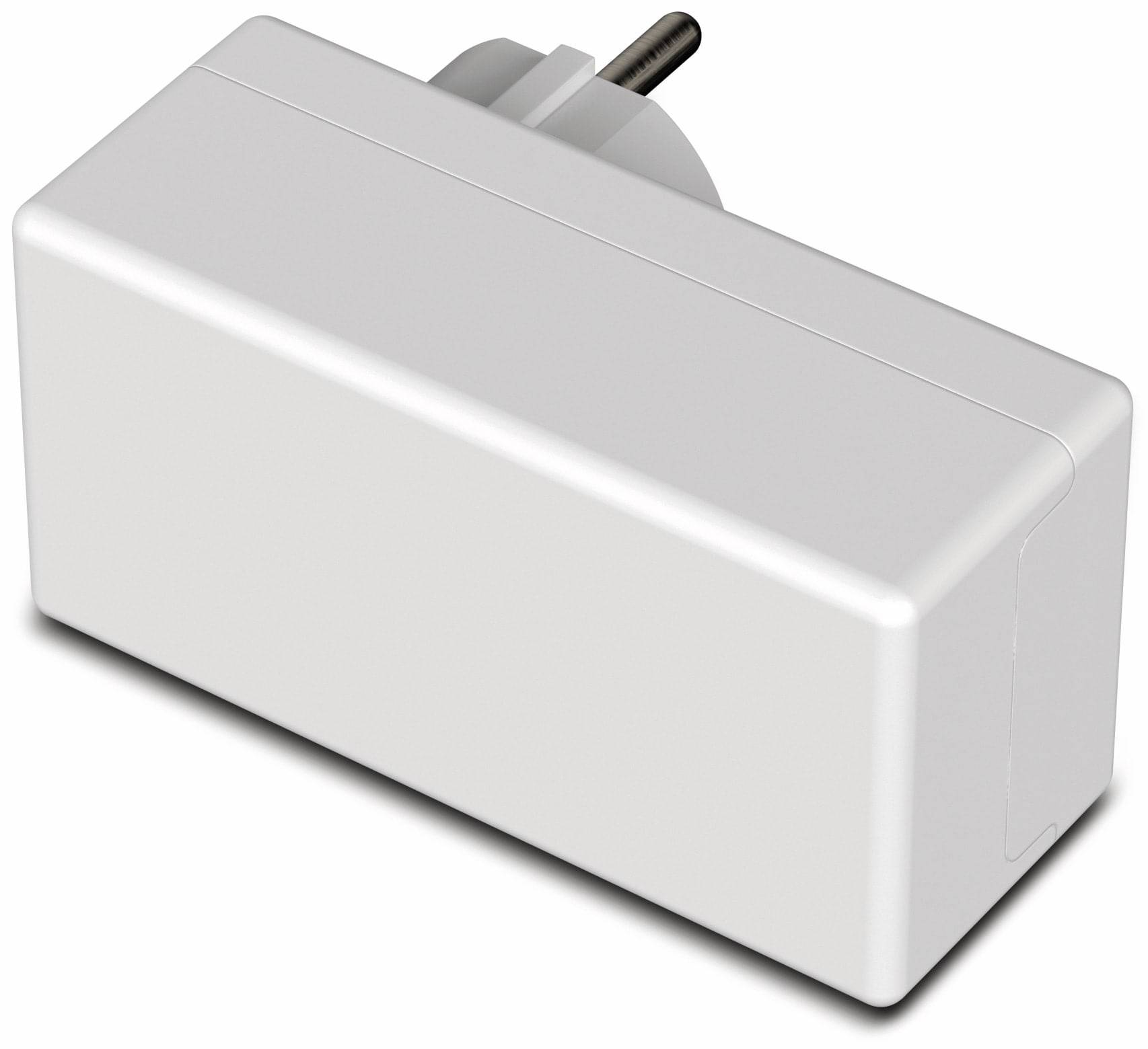 BOPLA Steckergehäuse, Eletec, PC/ABS-Blend, 100 x 50 x 40 mm, IP40, weiß