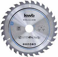 kwb 587857 Hartmetall Kreissägeblatt 210 x 30 mm 1 St