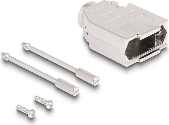 Delock D-Sub 9-poliges Steckergehäuse - male - / female