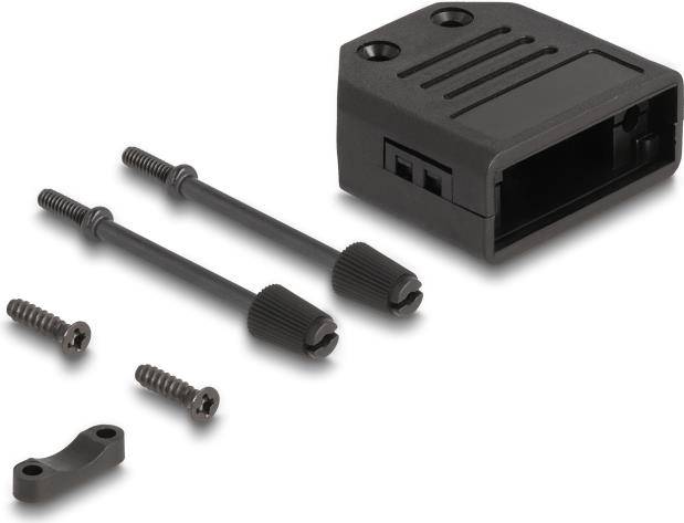 Delock Steckerhülle - D-Sub , for 9 pin male / female, plastic, with strain reli
