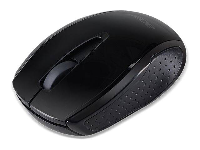 Acer AMR800 - Maus - ergonomisch - optisch - 3 Tasten - kabellos - 2.4 GHz - kabelloser Empfänger (USB)