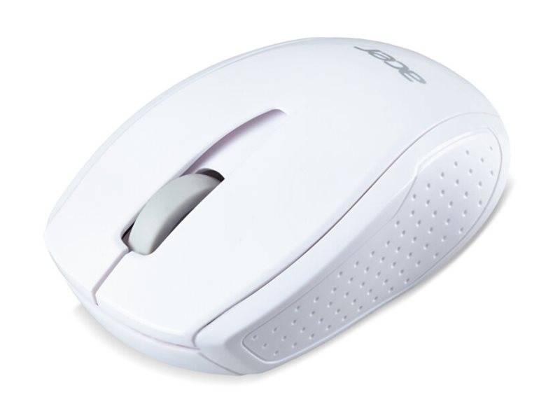 Acer AMR800 - Maus - ergonomisch - optisch - 3 Tasten - kabellos - 2.4 GHz - kabelloser Empfänger (USB)