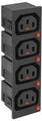 ACT C13 IEC Lock Net Entree (4x outlet)
