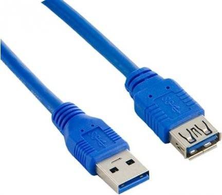 Lanberg CA-US3E-10CC-0030-B USB Kabel 3 m USB A Blau (CA-US3E-10CC-0030-B)