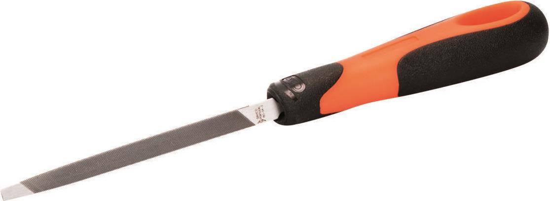 Bahco 4-183-05-2-2 Dreikantsägefeile mit Heft 125 X 10,5mm Hieb 2 1 St