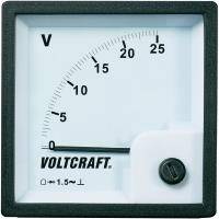 Voltcraft AM-72x72/25V Analog-Einbaumessgerät AM-72x72/25V 25 V Drehspule (AM-72x72/25V)