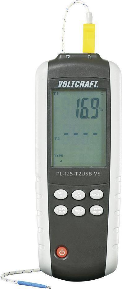 VOLTCRAFT PL-125-T2 Temperatur-Messgerät -200 bis +1372 °C Fühler-Typ K, J (PL-125-T2)