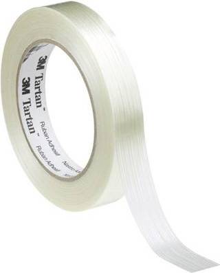 3M Filament-Klebeband Tartan&trade, (L x B) 50 m x 19 mm Transparent Bi-axial gereckter Polypropyle (KT-0000-4031-3)