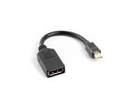 Lanberg AD-0003-BK - 0,12 m - Mini DisplayPort - DisplayPort - Männlich - Weiblich - 1920 x 1200 Pixel