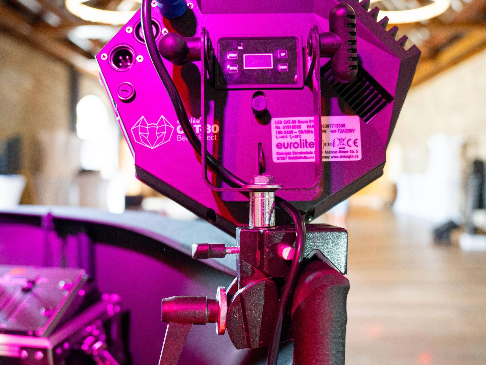 EUROLITE TH-2SC QUICK-LOCK Haken schwarz